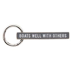 Face to Face Wood Keychain - Boats Well with Others