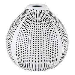 Dotted Pattern Bud Vase - Small